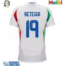 Italija Mateo Retegui #19 Gostujuci Dres EP 2024 Kratak Rukav